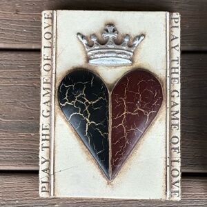 RETIRED Sid Dickens Memory Tile (T66 - Heart & Crown)